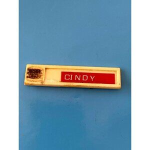 Rare Vintage 70s - 80s Burger King Blank Employee Name Tag ID Badge Fast Food